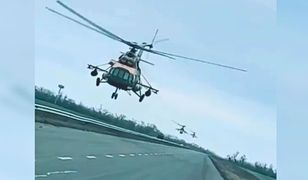Brawurowy wyczyn pilotów. Przelecieli tuż nad głowami kierowców
