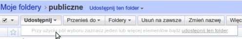 Udostępniaj całe foldery w Dokumentach Google 2