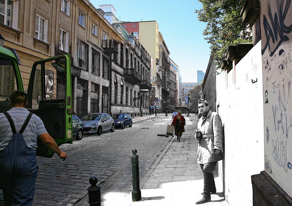 Warszawa teraz i 70 lat temu na jednym zdjęciu 3
