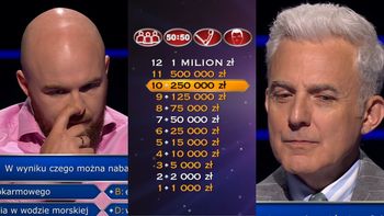 W "Milionerach" padło pytanie za PÓŁ MILIONA ZŁOTYCH! Uczestnik musiał zrezygnować. A Wy znalibyście odpowiedź?