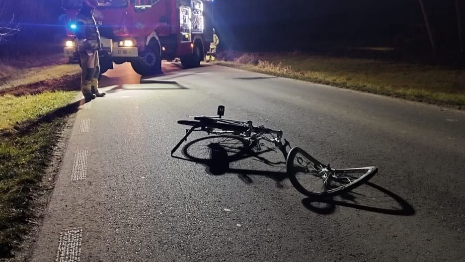 wypadek rowerzystki rowerzysta