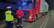 Józefów: Finał policyjnej kontroli. Kierowca ciężarówki pod wpływem narkotyków