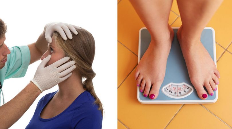 Utrata wagi oraz wystąpienie białko w oku koloru żółtego, są objawami chorób jelita grubego