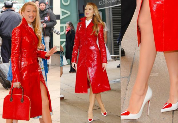 Odchudzona Blake Lively z torebką za 20 tysięcy