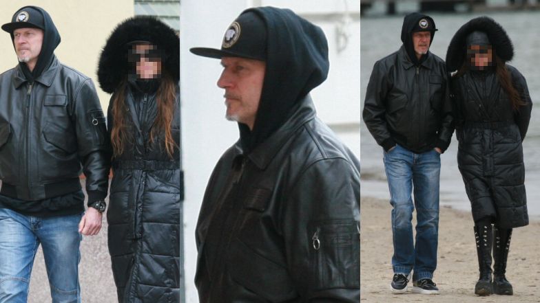 Michał Wójcik z partnerką w Sopocie