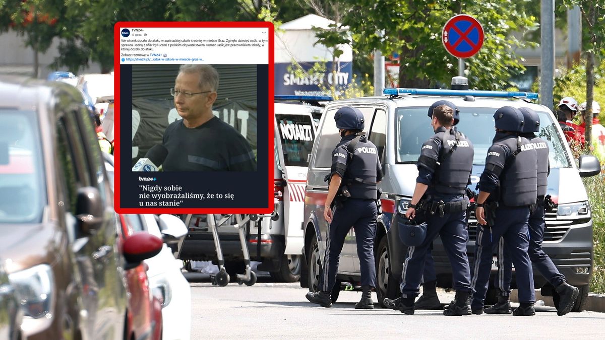 Pan Roman Jasik pracuje w szkole, w której doszło do masakry.