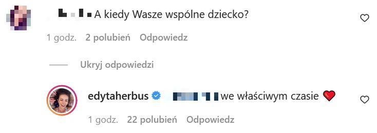 Edyta Herbuś o ciąży