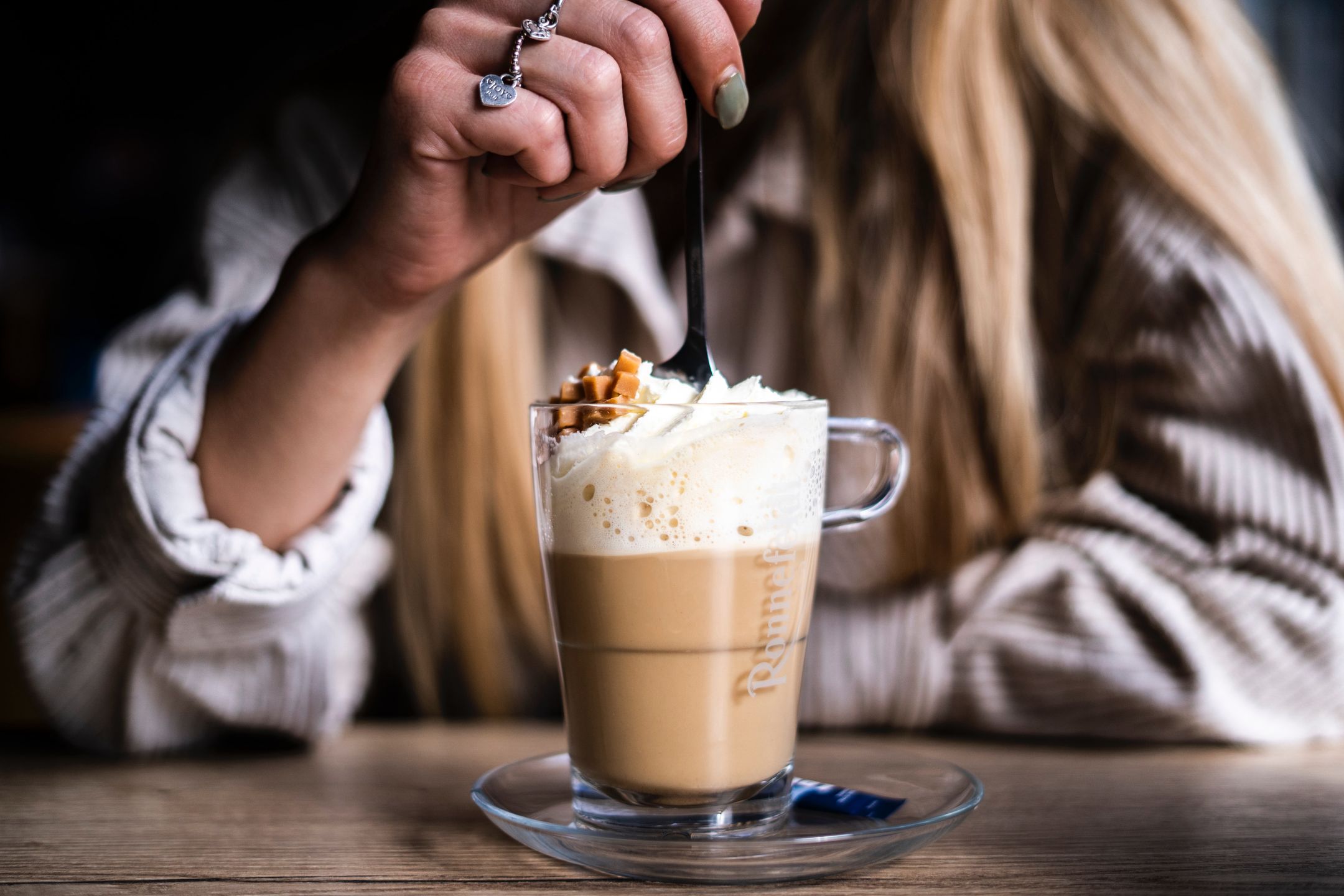 kawa, latte