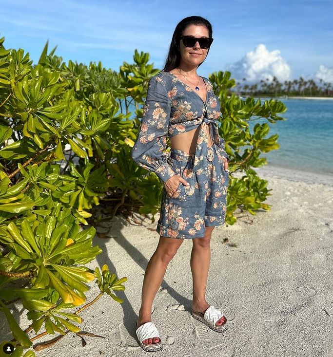 Katarzyna Cichopek na Malediwach