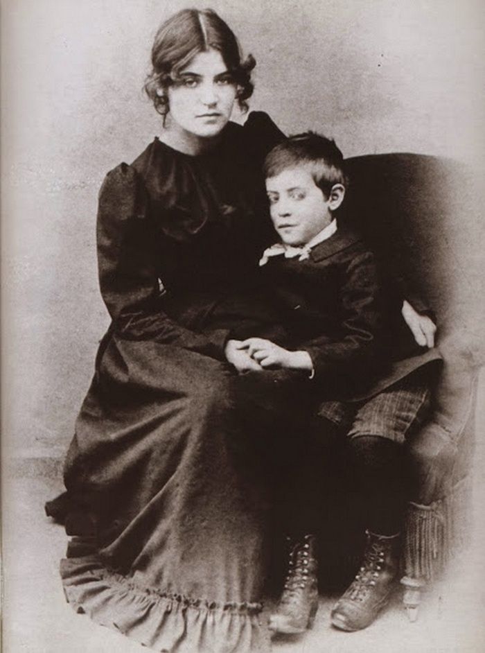 Suzanne Valadon i mały Maurice