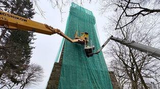 Szczecinek: Zabytek się rozpada. Ruszyły prace przy wieży Bismarcka
