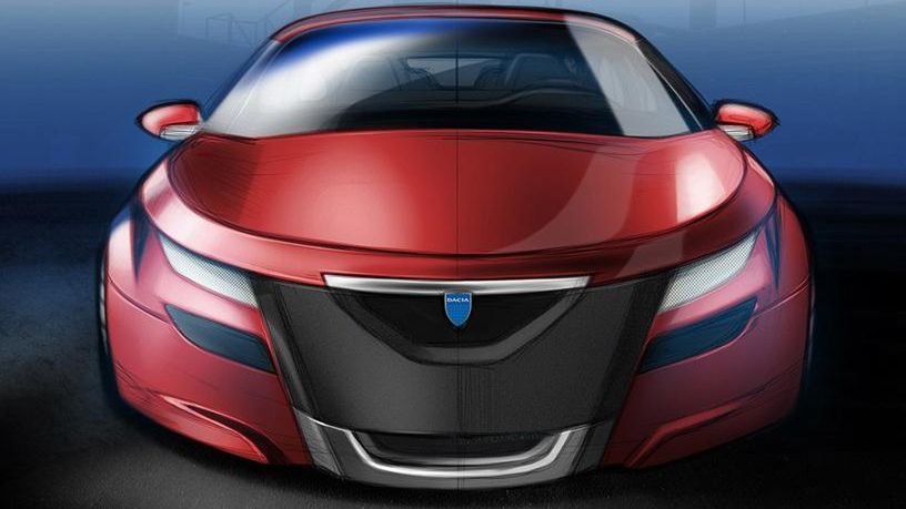 Dacia Logan - szkic (autor: Miroslav Dimitrov)