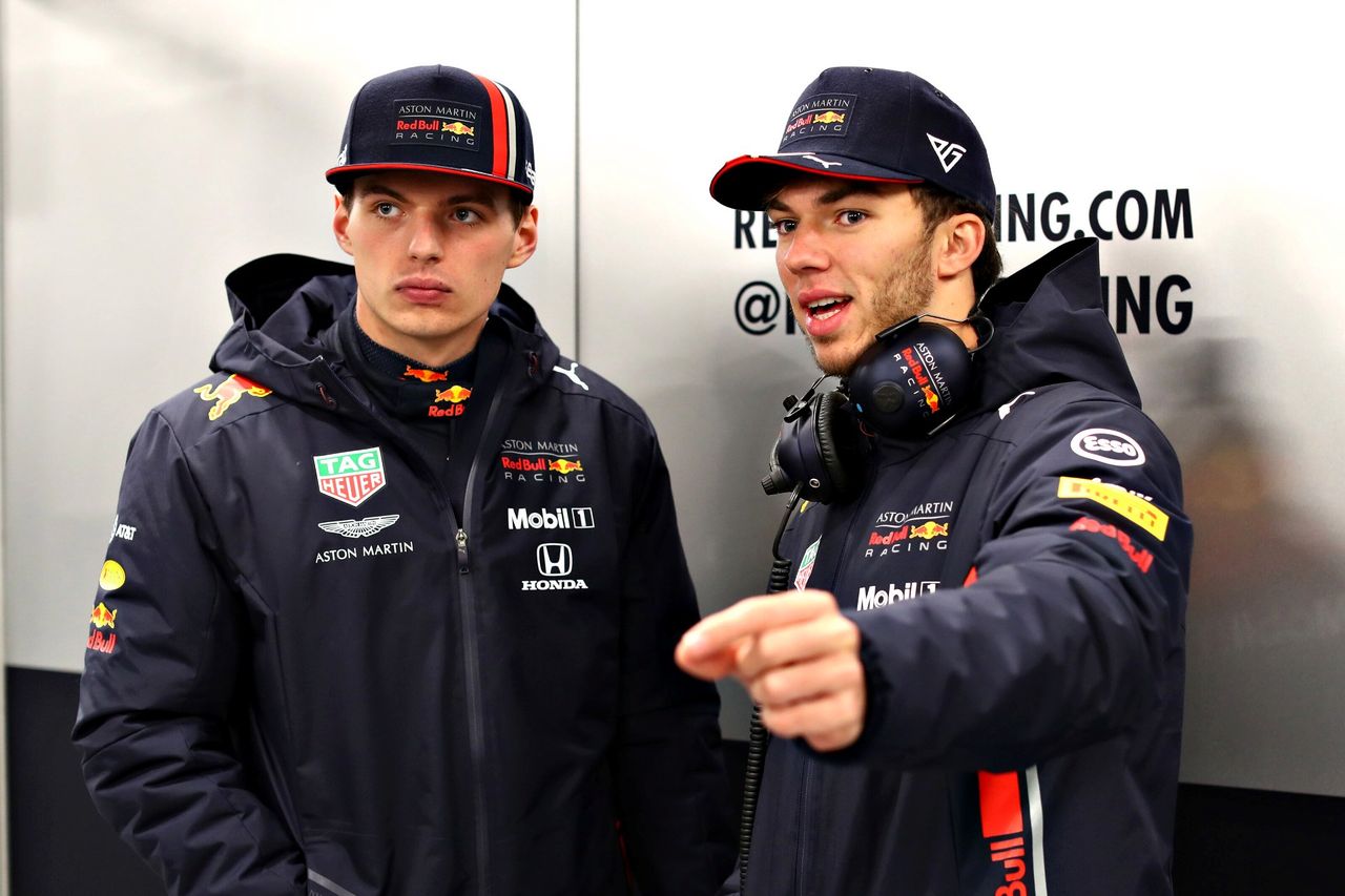 Młody skład kierowców Red Bulla - Max Verstappen i Pierre Gasly