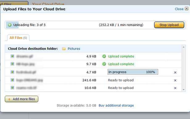 Amazon Cloud Drive: 5 GB za darmo i brak najlepszej funkcji w Polsce 3