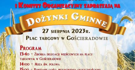 Dożynki w Gościeradowie 2023. Gwiazdą wieczoru zespół Camasutra