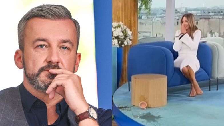 Rozenek o włos od tragedii w "Dzień dobry TVN"