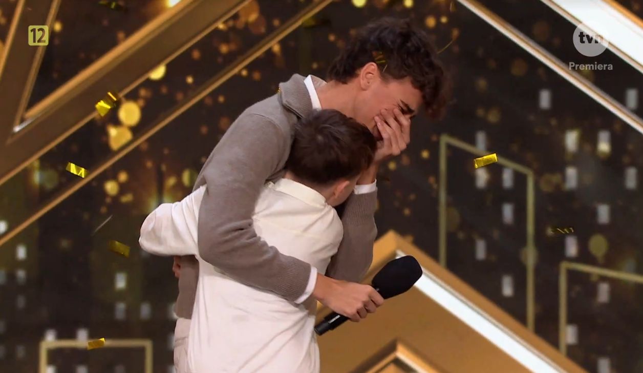 Maksymilian i Złoty Przycisk w "Mam talent!"