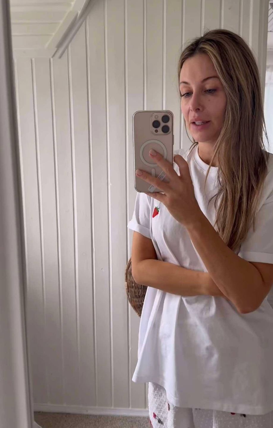 Małgorzata Rozenek bez makijażu opowiada o wielkanocnych planach