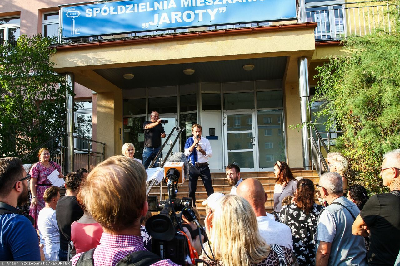 Protest mieszkańców Olsztyna