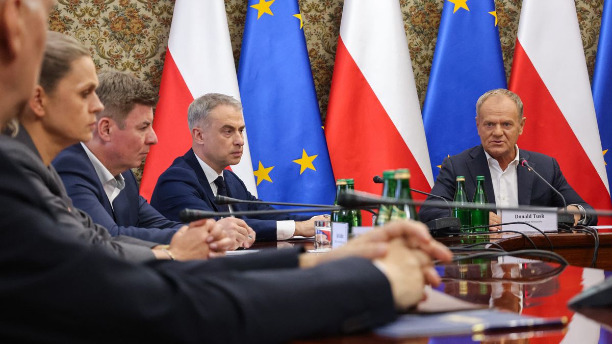 Donald Tusk, Krzysztof Gawkowski, Jan Grabiec, Barbara Nowacka