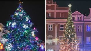 Takie choinki zdobią największe polskie miasta. Która najładniejsza?