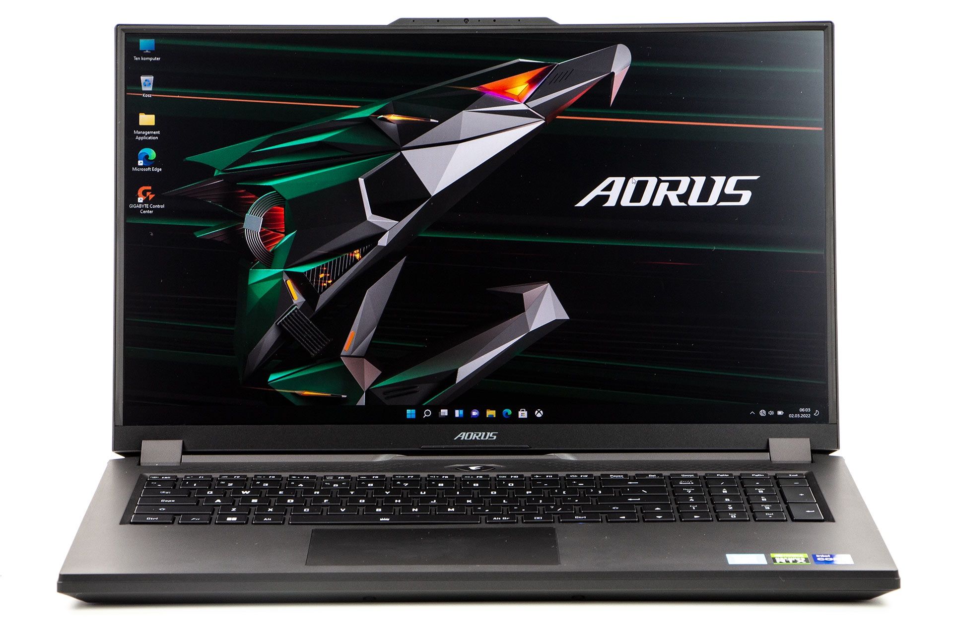 Gigabyte Aorus 17 XE4 - matryca 17,2 FHD 360 Hz