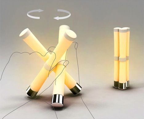 Lampa niczym ognisko 2