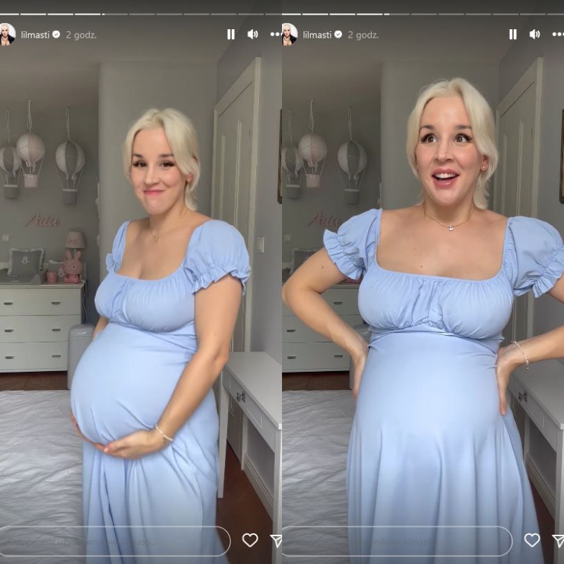 Lil Masti relacjonuje ostatnie chwile przed porodem