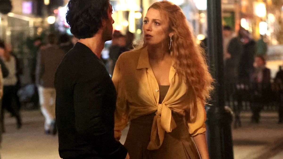 Blake Lively na planie filmu It ends with usBlake Lively and Justin Baldoni pictured filming a kissing scene at the "It Ends with Us" set in New Jersey.Pictured: Justin Baldoni,Blake LivelyRef: SPL10682867 150124 NON-EXCLUSIVEPicture by: Jose Perez / SplashNews.comSplash News and PicturesUSA: 310-525-5808 UK: 020 8126 1009eamteam@shutterstock.comWorld Rights,Jose Perez / SplashNews.com