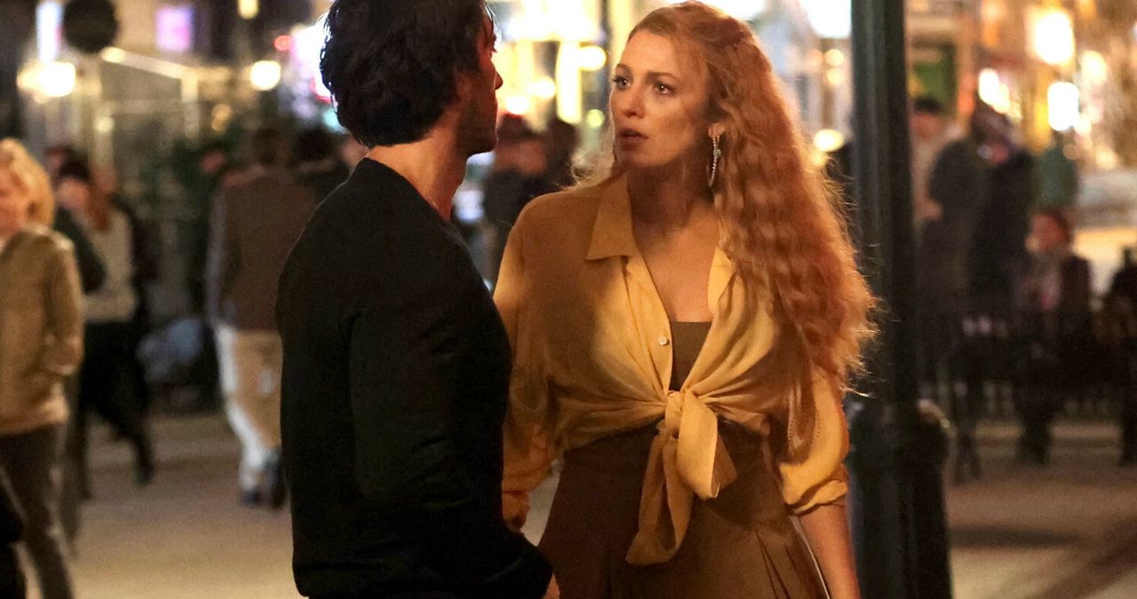 Blake Lively i Justin Baldoni na planie filmu  "It ends with us"