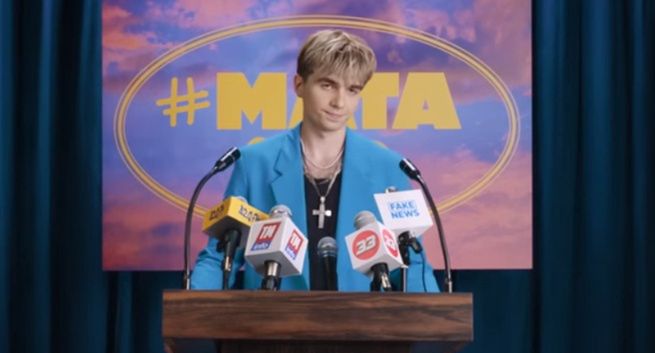 Nowy performance Maty. Chce zostać prezydentem