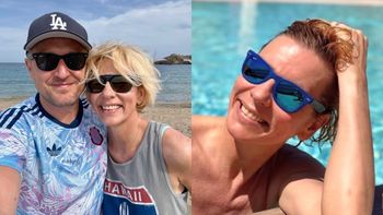 Uradowana Anita Werner pluska się w basenie na wakacjach z ukochanym (FOTO)