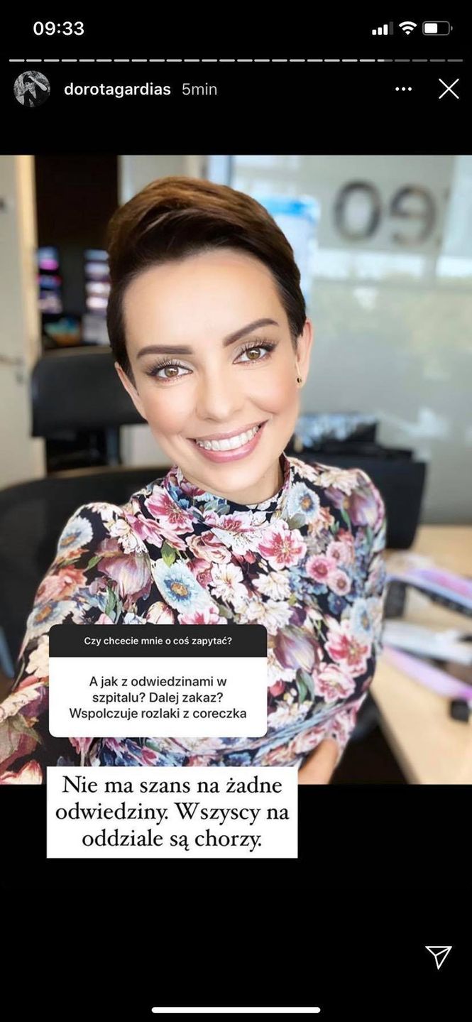 Dorota Gardias opowiada o swoim stanie zdrowia