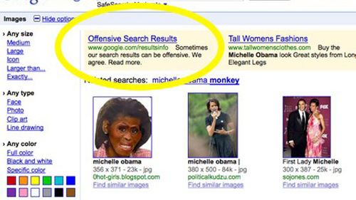 Kontrowersyjne zdjęcie Pierwszej Damy USA na czele wyników Google 1