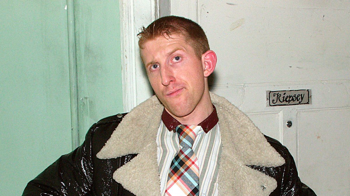 Maciej Gołębiowski na planie "Świata według Kiepskich".