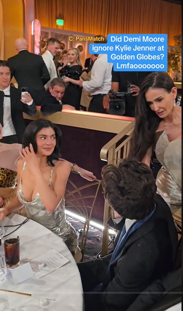 Demi Moore kompletnie ZIGNOROWAŁA Kylie Jenner