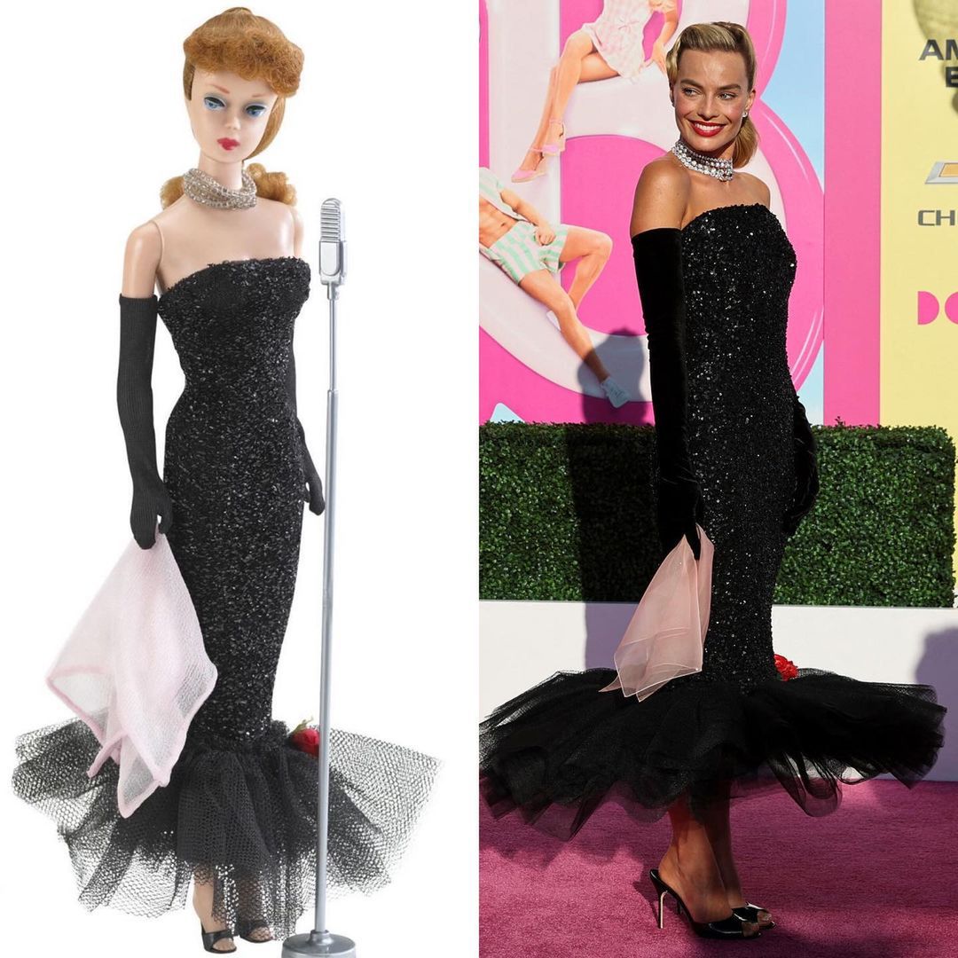 Kreacja Margot Robbie była wzorowana na Barbie z 1960 roku 