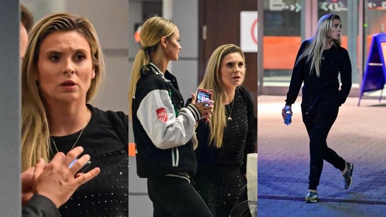 "Taniec z gwiazdami". Uczestnicy i prowadzący opuszczają studio po nagraniach 