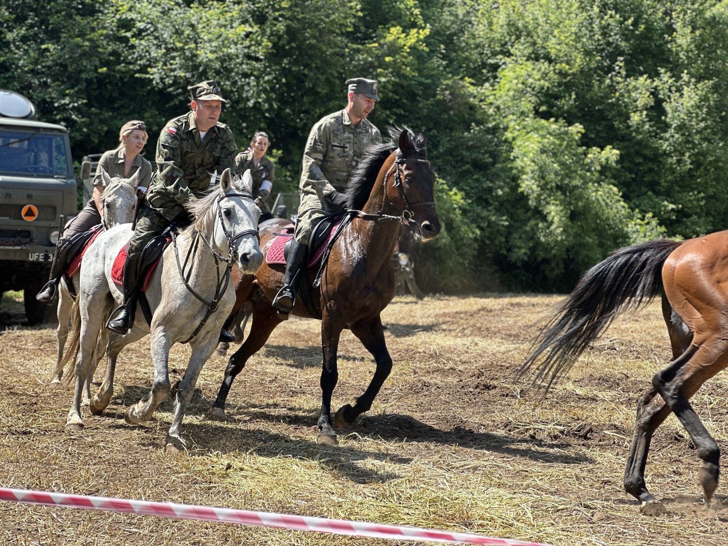 Piknik wojskowy w Grudnej w gminie Szczerców, 2025