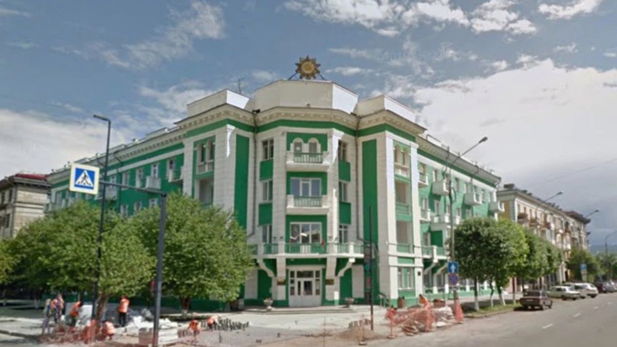 Szpital w Krasnojarsku, gdzie doszło do wypadku.