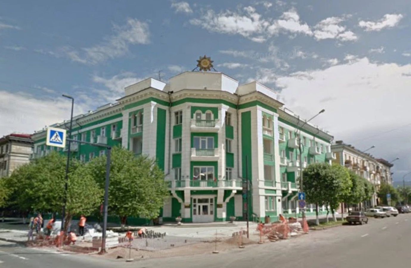 Szpital w Krasnojarsku, gdzie doszło do wypadku.
