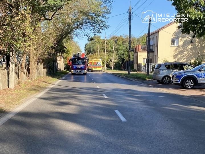 Falenica: Pożar pustostanu. Wewnątrz strażacy znaleźli ciało mężczyzny