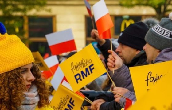 Maryla Rodowicz na dziewiątym "Ogólnopolskim Śpiewaniu Biało-Czerwonych Przebojów" RMF FM