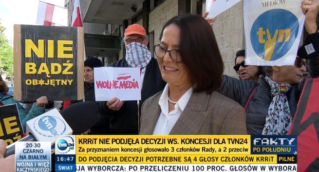 KRRiT odwołuje się od niekorzystnego dla niej wyroku WSA w sprawie koncesji dla TVN24