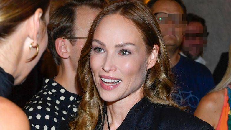 Weronika Książkiewicz na premierze "Znachora" z synem 