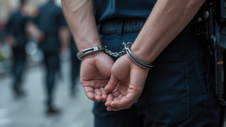 handcuffs, arrested, person, hands behind, custody, law, justice, prisoner, crime, police, suspect, criminal, back view, arrest, crime suspect, legal process, law enforcement, restrained, judicial system, human rights, courtroom, criminal law, hand restraint, authority, detention, prisoner view, law and order, rights, arrest scene, behind back, justice system, restrained hands, custody concept, criminal captured, police process, legal photo, prisoner close-up, justice handcuff, crime action, social issue