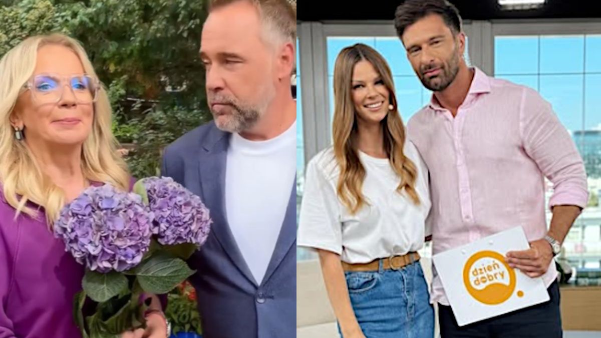 Marzena Rogalska i Łukasz Nowicki oraz Małgorzata Tomaszewska i 