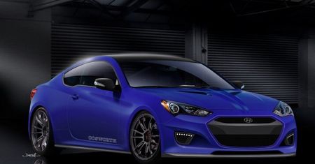 Kolaboracja – Cosworth Genesis Coupé 3.8 Racing Series Concept (2012) [SEMA 2012]