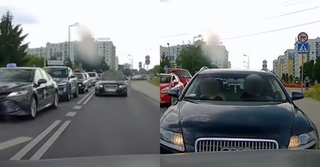 Chciał dać nauczkę "cwaniakowi z Audi". Ludzie reagują