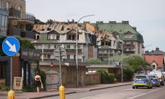 Pożar w Ząbkach. Mieszkańcy wracają do lokali